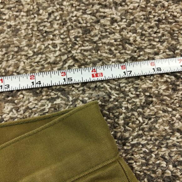 Taylor Stitch Pants Brenham Slim Chino Flat Front Green Mens 32x36 *Flaw - Picture 11 of 14